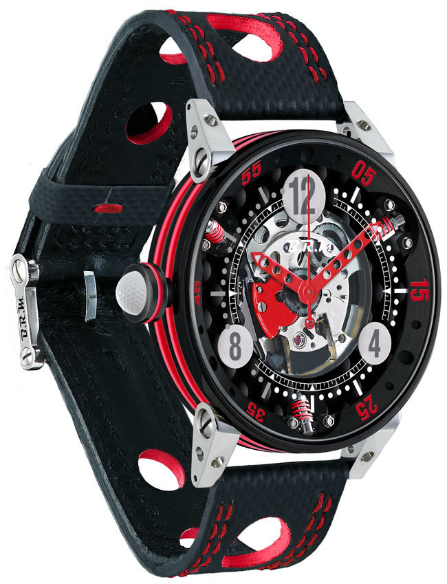 Discount BRM Golf Black Skeleton Dial Red GF6-44-SA-N-SQ-AR watches